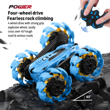 NEW UPGRADED REMOTE CONTROL STUNT CAR - BLUE
