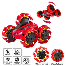 NEW UPGRADED REMOTE CONTROL STUNT CAR - RED