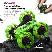 NEW UPGRADED REMOTE CONTROL STUNT CAR - GREEN