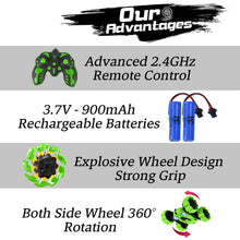 NEW UPGRADED REMOTE CONTROL STUNT CAR - GREEN
