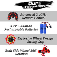 NEW UPGRADED REMOTE CONTROL STUNT CAR - RED