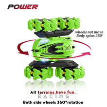 NEW UPGRADED REMOTE CONTROL STUNT CAR - GREEN